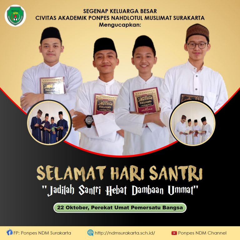 Jadilah Santri Hebat Dambaan Ummat