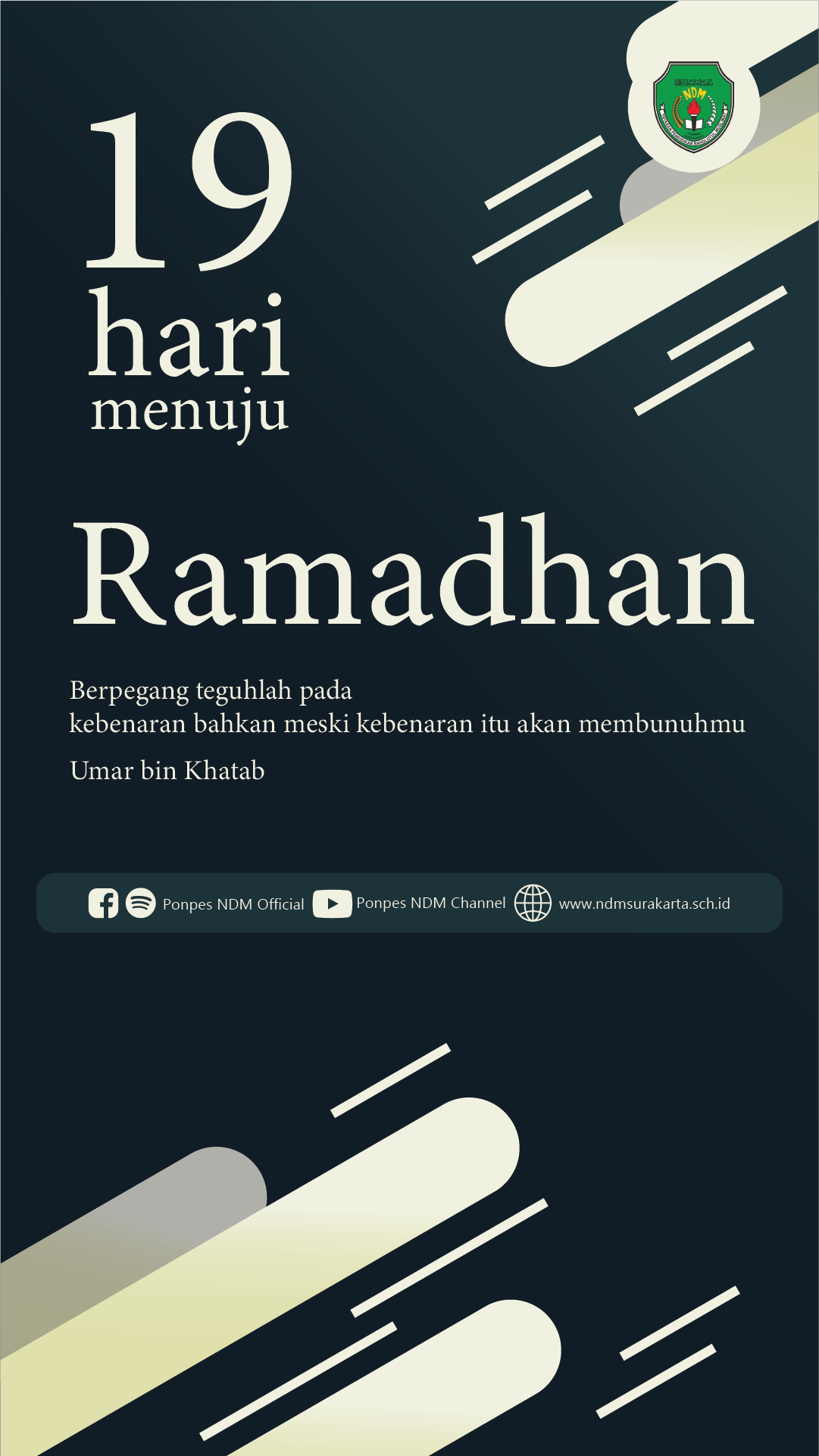H-19 Menuju Ramadhan 1443 H / 2022 M